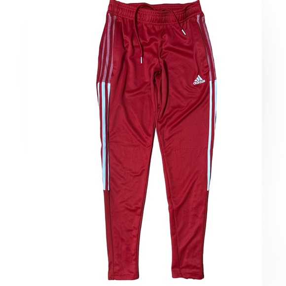 adidas Pants - ADIDAS AEROREADY RED SWEATPANTS